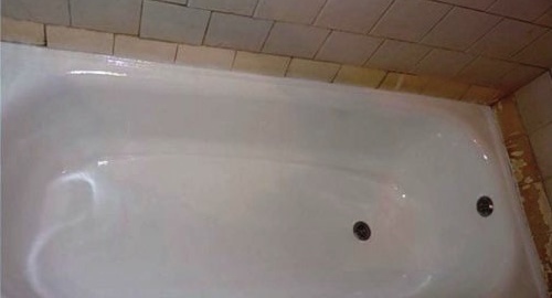 Реставрация ванны жидким акрилом | Панфиловская